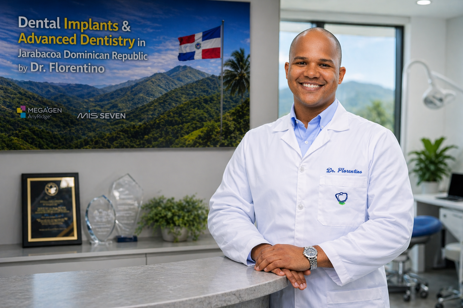 Dr. Florentino Encarnacion G Implant and cosmetic dentist in the Dominican Republic 