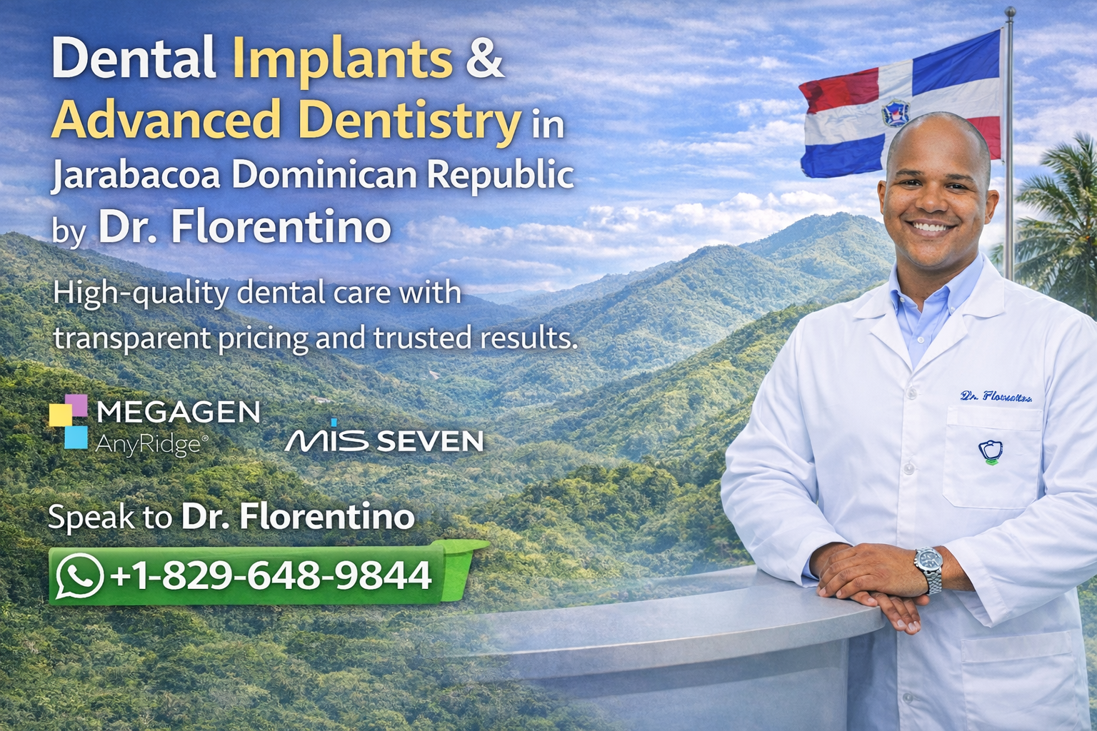 Full Mouth Dental Impalnts Dominican Republic by Dr.Florentino